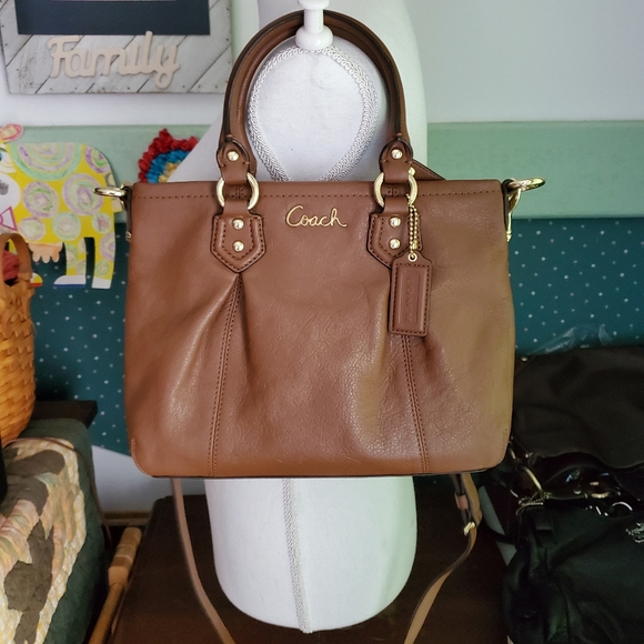 Coach Handbags - COACH ASHLEY MINI F20342 LEATHER CROSSBODY SATCHEL